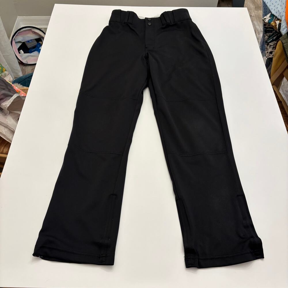 Champro Baseball Pants Adult Medium Black Velcro Ankle Reinforced Knees